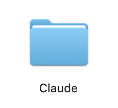 Dossier Claude créé sur le Bureau